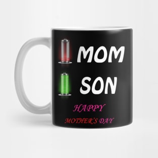 Happy mother's day mom son Mug